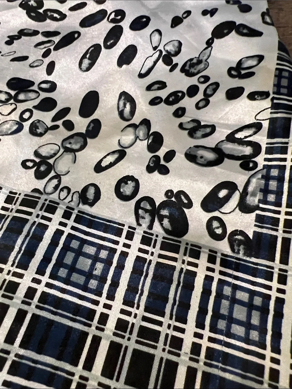 Silk Patterned Women's Scarf